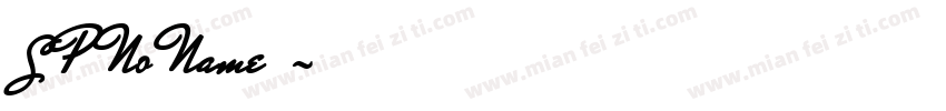 SP NoName下载字体转换